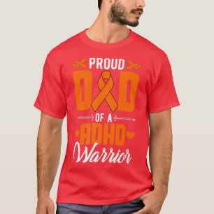 Proud ADHD-vader van ADHD Warrior ADHD-bewustzijn  T-shirt