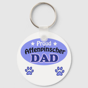 Proud Affenpinscher Dad Sleutelhanger