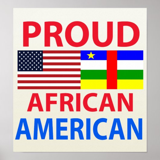 Proud African American Poster (Voorkant)