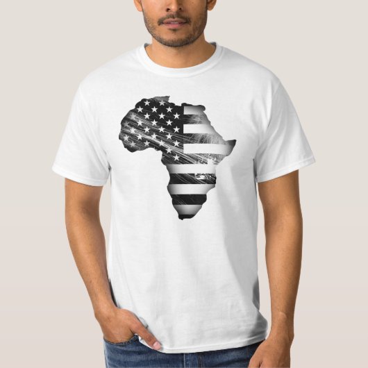Proud African American T-shirt (Voorkant)