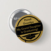Proud Afstuderen Button (Voorkant /achterkant)