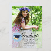 Proud Afstuderen Fotouitnodiging Kaart (Voorkant / Achterkant)