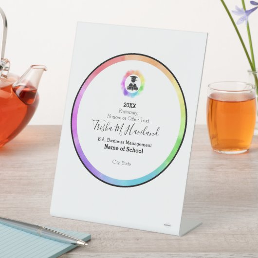 Proud Afstuderen HAMbWG Pedestal Sign Reclamebord Met Voetstuk (Insitu)