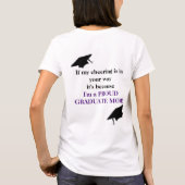 Proud Afstuderen mam T-Shirt (Achterkant)