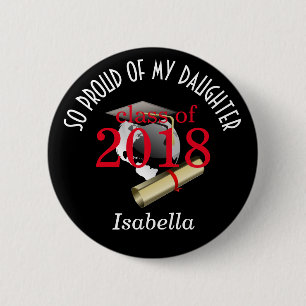 Proud Afstuderen Ronde Button 5,7 Cm