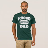 Proud Air Force dad T-shirt (Voorkant volledig)