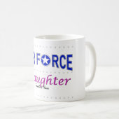Proud Air Force Daughter-Mok Koffiemok (Voorkant rechts)