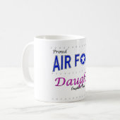Proud Air Force Daughter-Mok Koffiemok (Voorkant links)