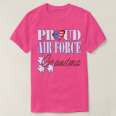 Proud Air Force Grandma US Heart T-shirt (Design voorkant)