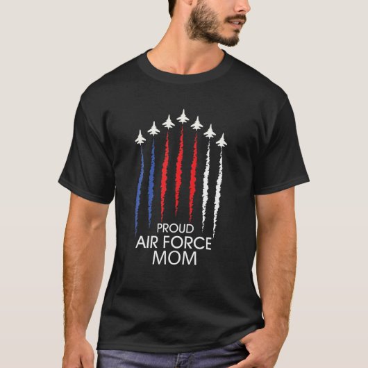 Proud Air Force Mam | Militaire mam Moederdag, U T-shirt (Voorkant)