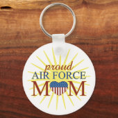 Proud Air Force Mam Sleutelhanger (Voorkant)