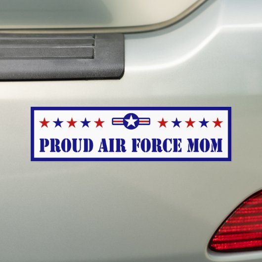 Proud Air Force Mam Stars Bumpersticker (Op auto)