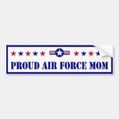 Proud Air Force Mam Stars Bumpersticker (Voorkant)