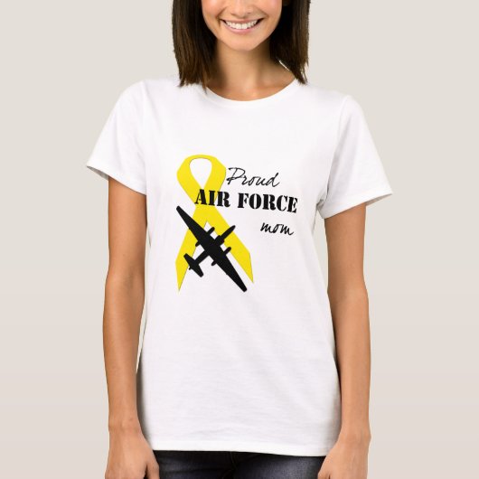 Proud Air Force Mam T-shirt (Voorkant)