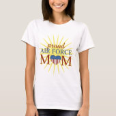 Proud Air Force Mam T-shirt (Voorkant)