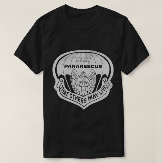 Proud Air Force Pararescue Veteran Pararescue Medi T-shirt (Design voorkant)
