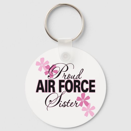 Proud Air Force Sister Sleutelhanger (Voorkant)