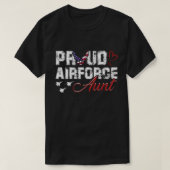 Proud Air Force Tunt VS Heart Militaire Vrouwen T-shirt (Design voorkant)