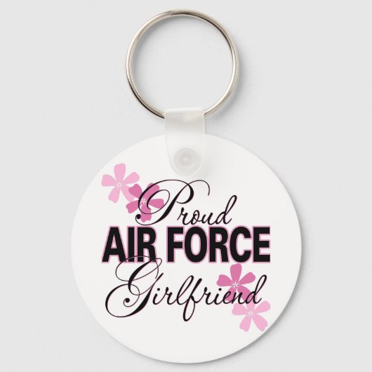 Proud Air Force Vriendin Sleutelhanger (Voorkant)