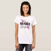 Proud Air Force Vriendin T-shirt (Voorkant volledig)