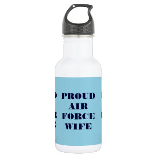 Proud Air Force Wife Waterfles