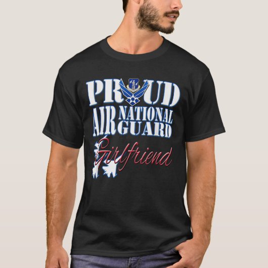 Proud Air National Guard Vriendin Shirt Air Forc (Voorkant)