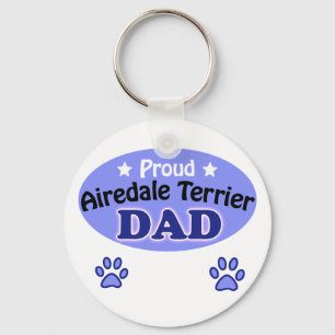 Proud Airedale Terrier Dad Sleutelhanger