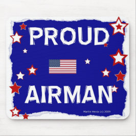 Proud Airman - In Honor - Mousepad Muismat