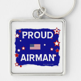 Proud Airman Sleutelhanger