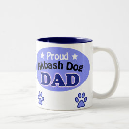 Proud Akbash Dog Dad Tweekleurige Koffiemok