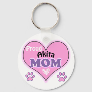 Proud Akita Mam Sleutelhanger
