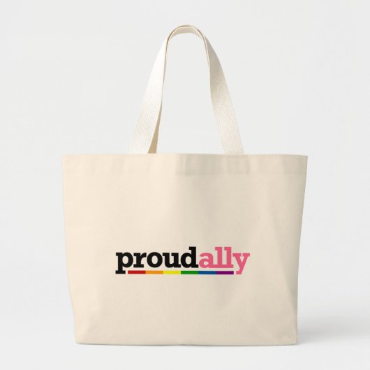 Proud Ally Bag Grote Tote Bag (Voorkant)