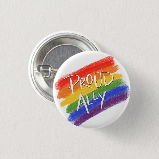 Proud Ally Button (Voorkant /achterkant)