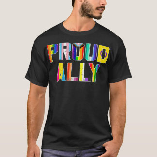 Proud Ally LGBT Funny LGBTQ Black History Gay japa T-shirt