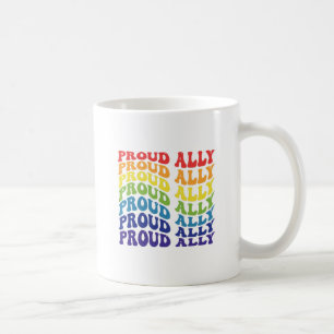 Proud Ally   LGBTQ   Gay Pride   Regenboog Koffiemok