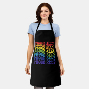 Proud Ally LGBTQ Gay Pride Regenboog Schort