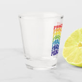 Proud Ally | LGBTQ | Gay Pride | Regenboog Shot Glas (Links)