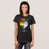 Proud Ally LGBTQ+ Pride month LGBT Flag Proud All T-shirt (Voorkant volledig)