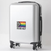 Proud Ally Pride-vlag Vector T-shirt ontwerp_1 Sticker (Koffer)
