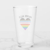 Proud Ally Progress Pride Glas (Achterkant)