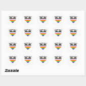 Proud Ally Progress Pride Ronde Sticker (Vel)