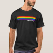 Proud Ally Rainbow LGBTQ BLM PRIDE T-shirt (Voorkant)