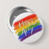 Proud Ally Ronde Button 7,6 Cm (Voorkant /achterkant)