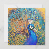 Proud als Peacock Bedankkaart (Voorkant)