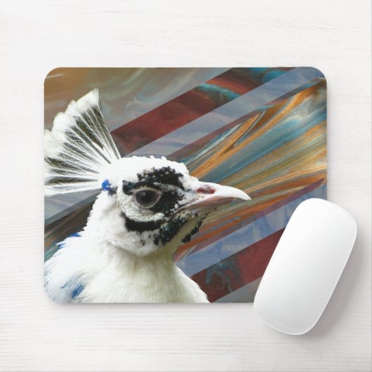 Proud als Peacock Mousepad Muismat (Met muis)