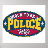 Proud als vrouw van de politie poster (Voorkant)