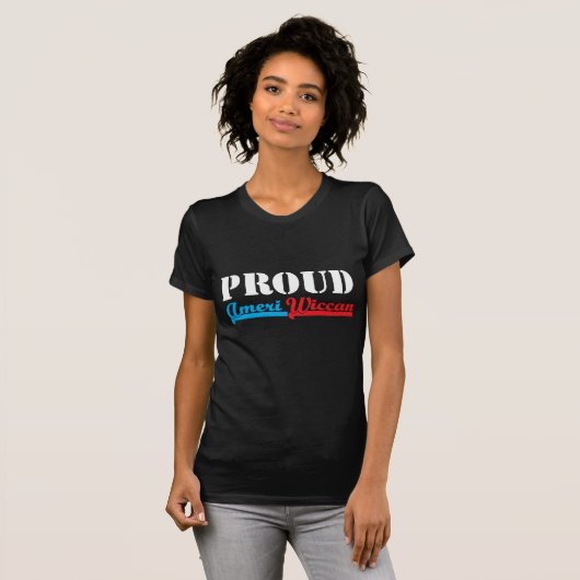 Proud Ameri-Wiccan T-shirt (Voorkant volledig)