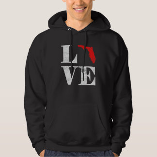 Proud America Citizen State Flag Land Map Love Flo Hoodie