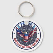 Proud American Air Force Brother Sleutelhanger (Achterkant)