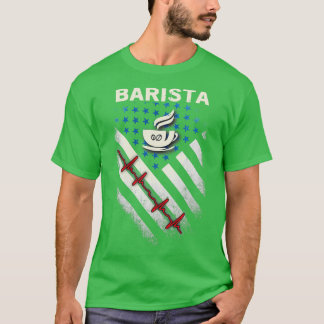 Proud American Barista T-shirt